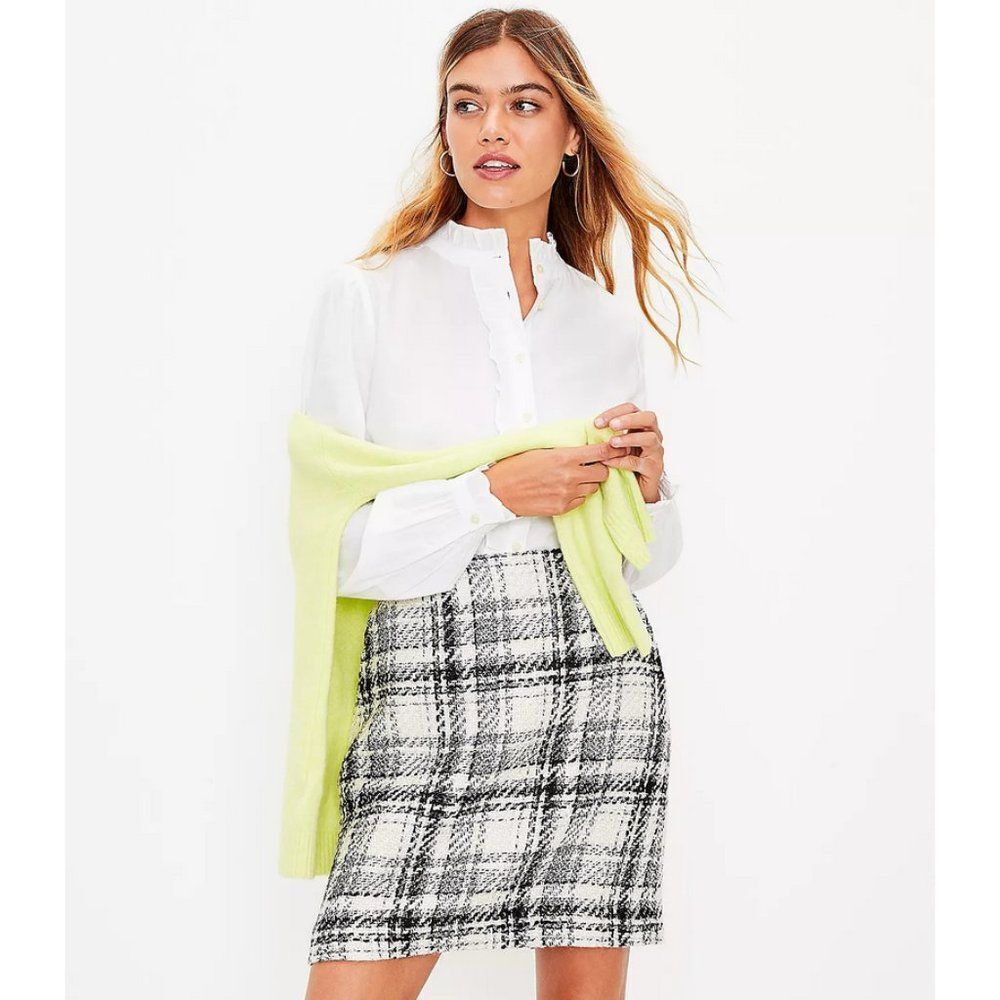 LOFT Tweed Pocket Skirt                                                      433